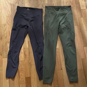 2 pair all in motion leggings